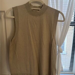 H&M Sleeveless Tan Knit Tank Top